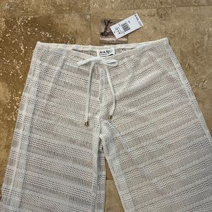 NWT see-through beach pants